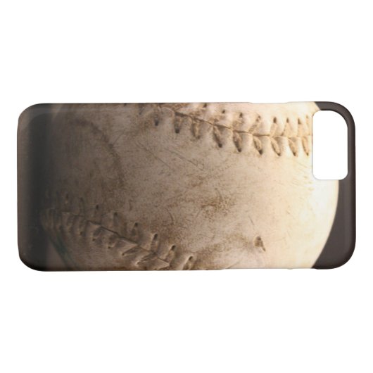 Oude honkbal Case-Mate iPhone case (Achterkant (Horizontaal))