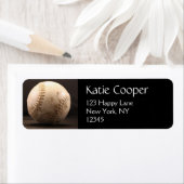 Oude honkbal etiket (Insitu)