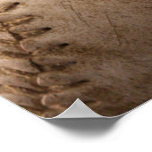 Oude honkbal poster (Hoek)