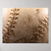 Oude honkbal poster (Voorkant)