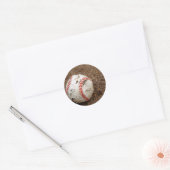 oude honkbal ronde sticker (Envelop)