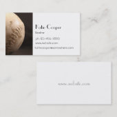 Oude honkbal visitekaartje (Voorkant / Achterkant)