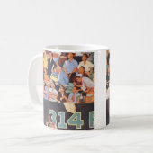 Oude Honkbalfans die een Wedstrijd Kijken Koffiemok (Voorkant links)