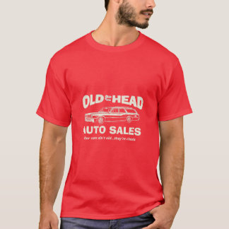 Oude Hoofd Auto Verkoop Klassiek T-shirt