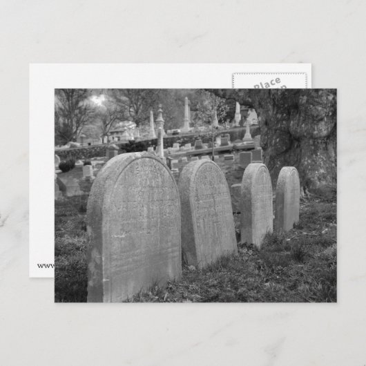 oude hoofdstenen briefkaart (Voorkant / Achterkant)