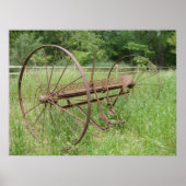 Oude hooivork 2 poster (Voorkant)