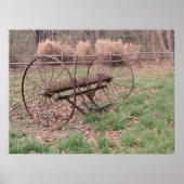Oude hooivork 3 poster (Voorkant)