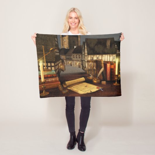 Oude horizons Fleece Blanket Deken (In situ)