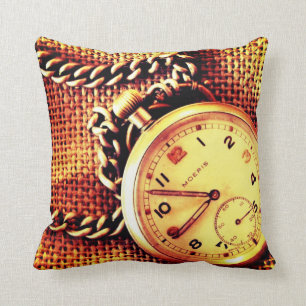 Oude horloge kussen