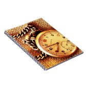 Oude horloge notitieboek (Rechterzijde)