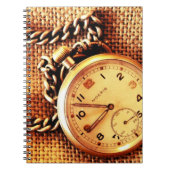 Oude horloge notitieboek (Voorkant)