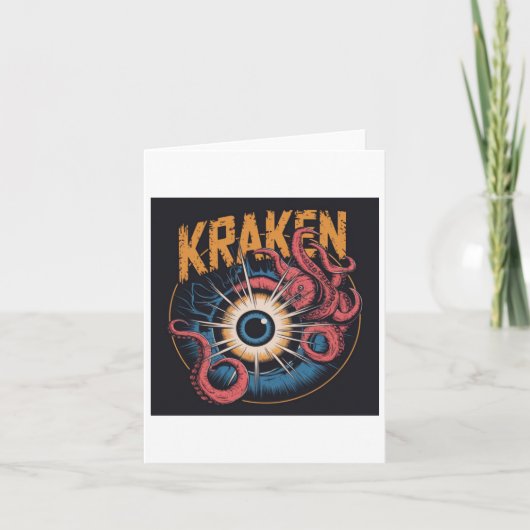 Oude horror sticker2 kaart (Voorkant)