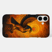 Oude Horus Goddelijke Zon Falcon Ember Case-Mate iPhone Case (Achterkant (horizontaal))