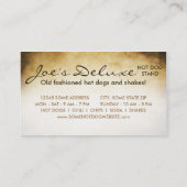 oude hotdogs loyaliteitskaart klantenkaartje (Achterkant)