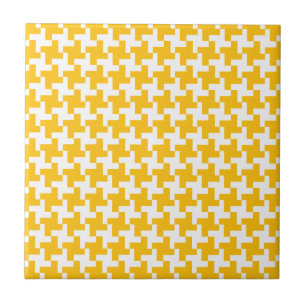 Oude houndstooth-patroon tegeltje