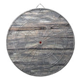 oude houtachtergrond: creëer van je eigen, jouw te dartbord (Voorkant)