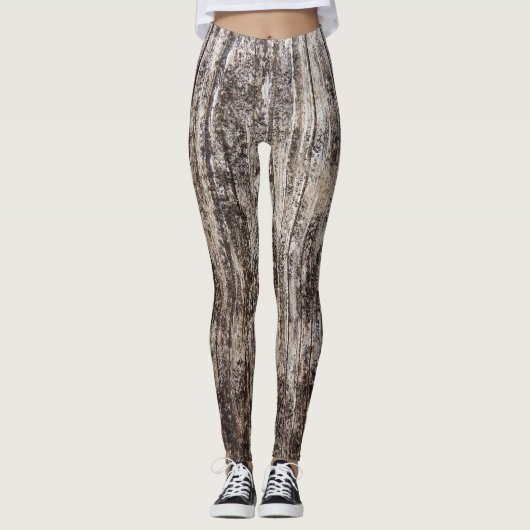 Oude houten benen leggings (Voorkant)