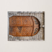 Oude houten deur Puzzle Legpuzzel (Horizontaal)