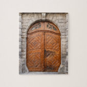 Oude houten deur Puzzle Legpuzzel (Verticaal)