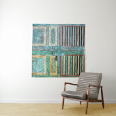 oude houten deur wandkleed (In Situ (horizontaal))