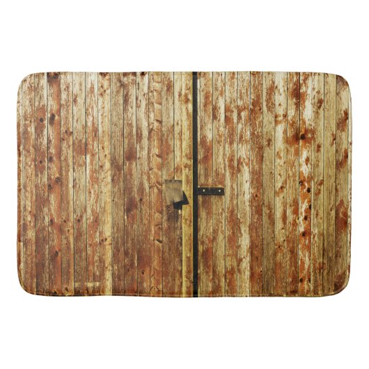Oude houten deuren badmat (Voorkant)