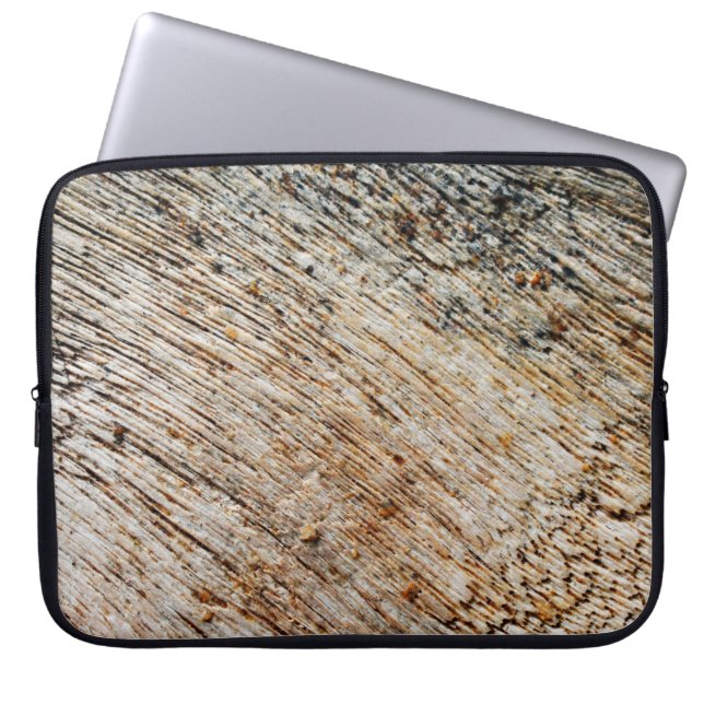Oude houten floorabstract, appartement, architectu laptop sleeve (Voorkant)