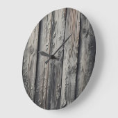  oude houten grijze textuur grote klok (Hoek)