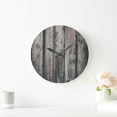  oude houten grijze textuur grote klok (Huis)
