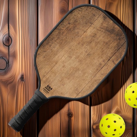 Oude Houten Hakblok Pickleball Paddle