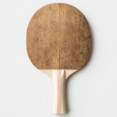 Oude Houten Hakblok Tafeltennisbatje (Voorkant)
