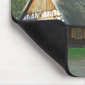 Oude houten huis - Mousepad Muismat (Hoek)