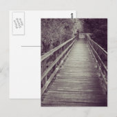 Oude Houten Knuppelpad Briefkaart (Voorkant / Achterkant)