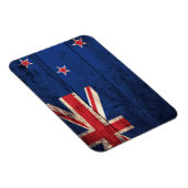 Oude houten Nieuw-Zeelandse vlag Magneet (Rechterzijde)