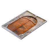 Oude houten Notitieboek (Linkerzijde)