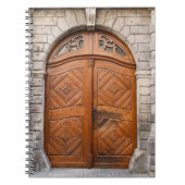 Oude houten Notitieboek (Voorkant)