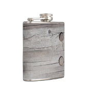  oude houten ontwerp roestvrij staal heupkolven heupfles (Rechts)