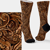 Oude  houten  panelen bruin sokken