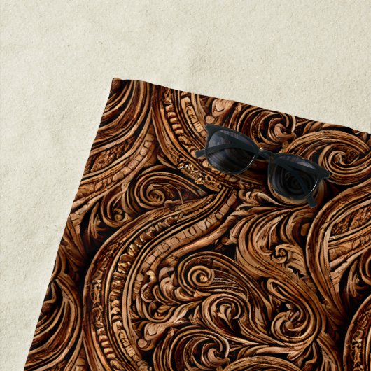 Oude  houten panelen bruin strandlaken (In situ)