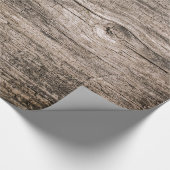 Oude houten planken cadeaupapier (Hoek)