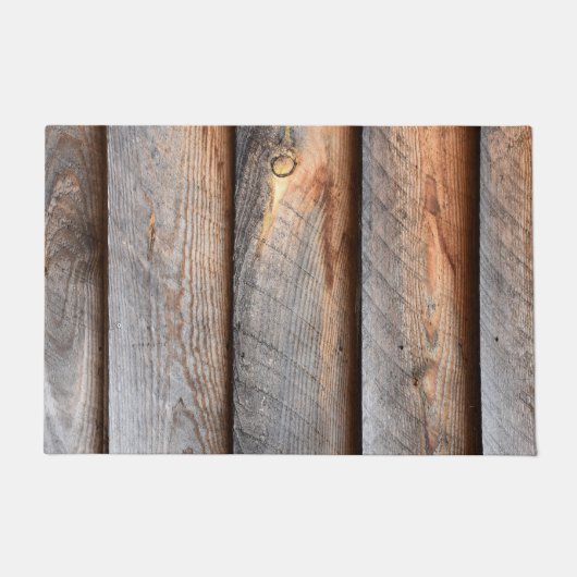 Oude houten planken deurmat (Voorkant)