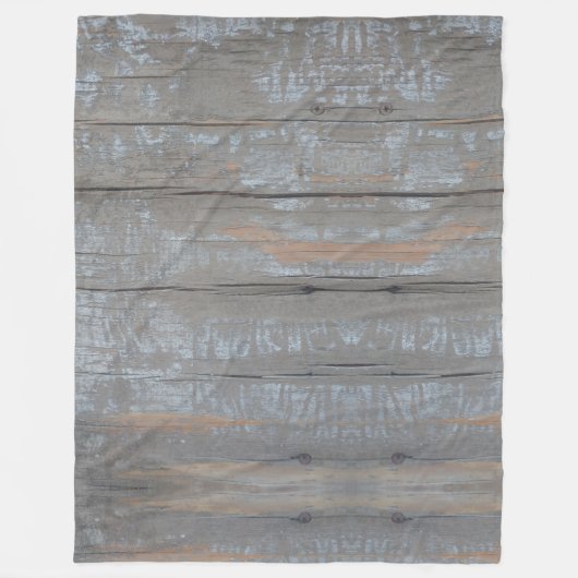 oude houten planken fleece deken (Voorkant)