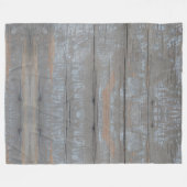 oude houten planken fleece deken (Voorkant (Horizontaal))