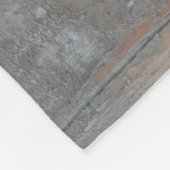 oude houten planken fleece deken (Hoek)