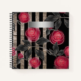 Oude houten planken notitieboek