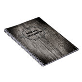 Oude houten planken notitieboek (Rechterzijde)