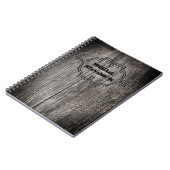 Oude houten planken notitieboek (Linkerzijde)