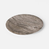 Oude houten planken papieren bordje (Gekanteld)