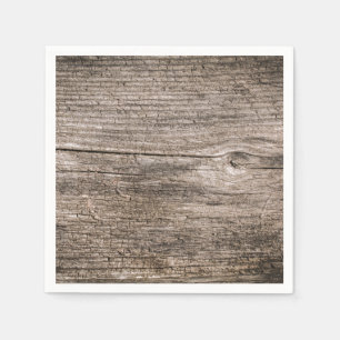 Oude houten planken servet
