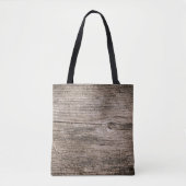 Oude houten planken tote bag (Voorkant)