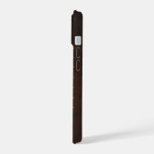 Oude houten radio iPhone 15 case (Linkerkant)